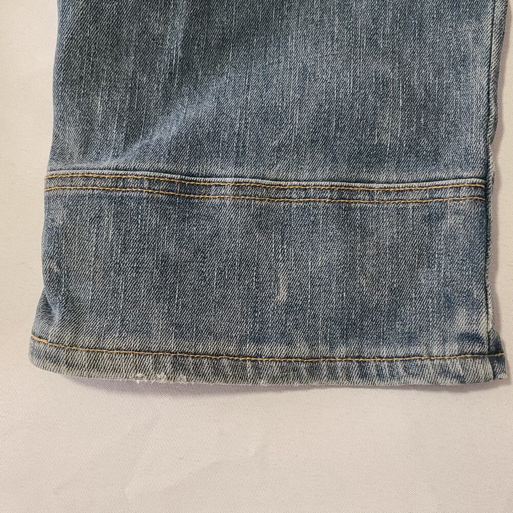 Mens Carhartt Carpenter Jeans With Knee Pad Pockets 36x34 Workwear Rugged - Picture 9 of 14